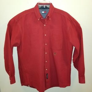 Tommy Hilfiger Red Button down Shirt Sz16 35-36